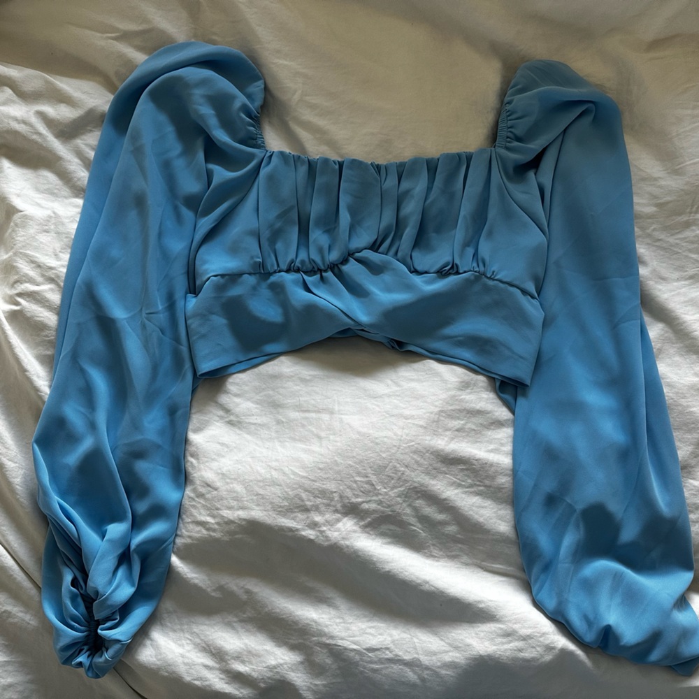 SHEIN Light Blue Garment